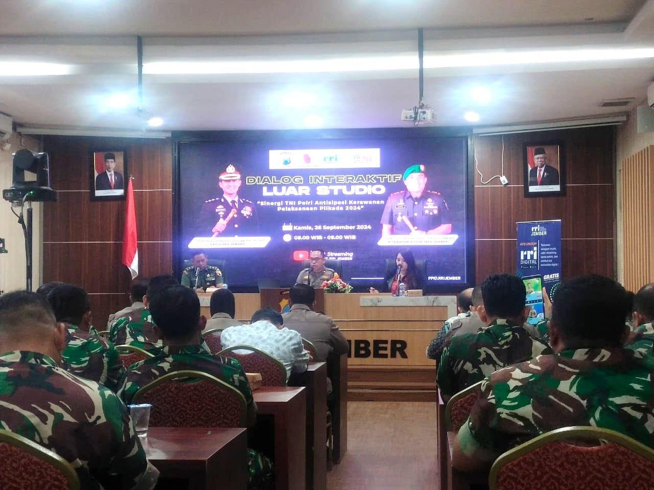 Polres-Kodim Jember Perkuat Sinergitas TNI-Polri Antisipasi Kerawanan Pilkada 2024