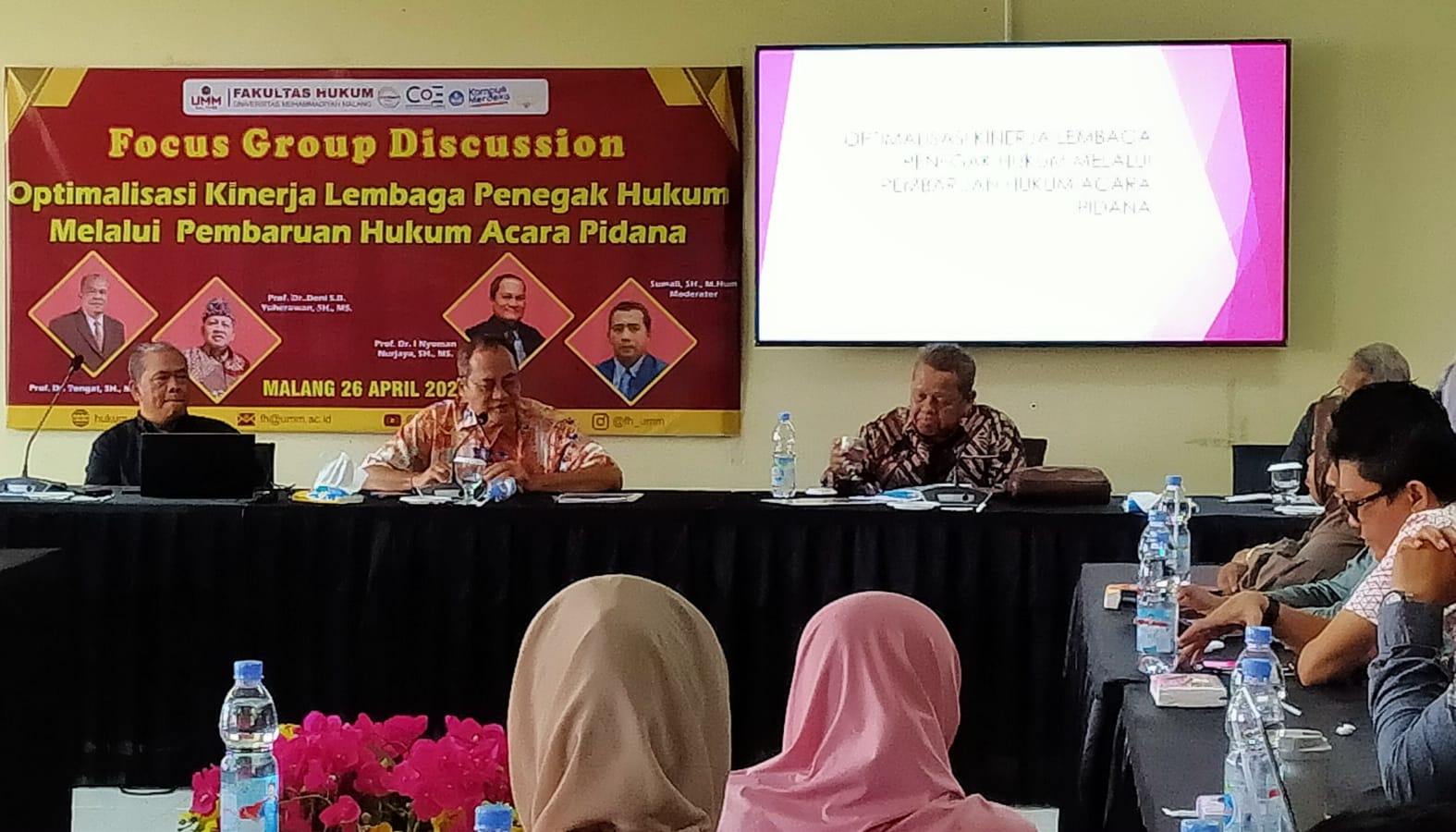 FGD Pembaruan Hukum Acara Pidana, Dekan FH UMM Kupas Asas Diferensiasi