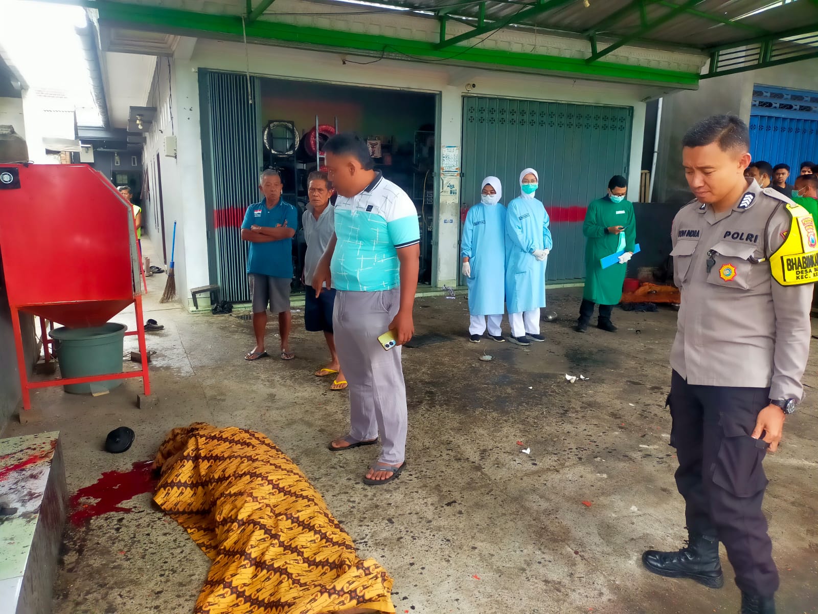 Kompresor Meledak di Blitar, Tukang Tambal Ban Tewas