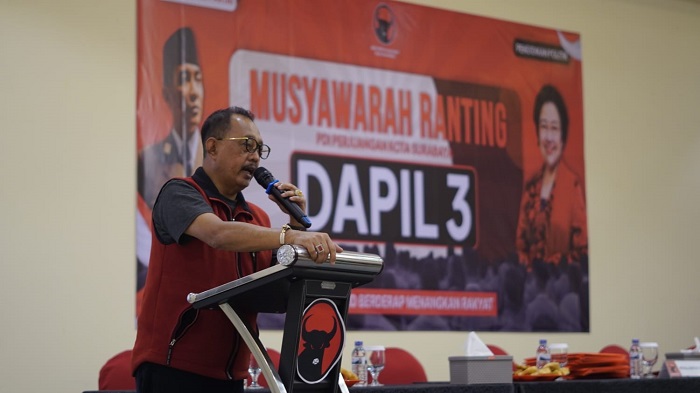 Cak Ji Minta Kader PDIP di Dapil 3 Surabaya Turun ke Bawah dan Bantu Keluhan Warga