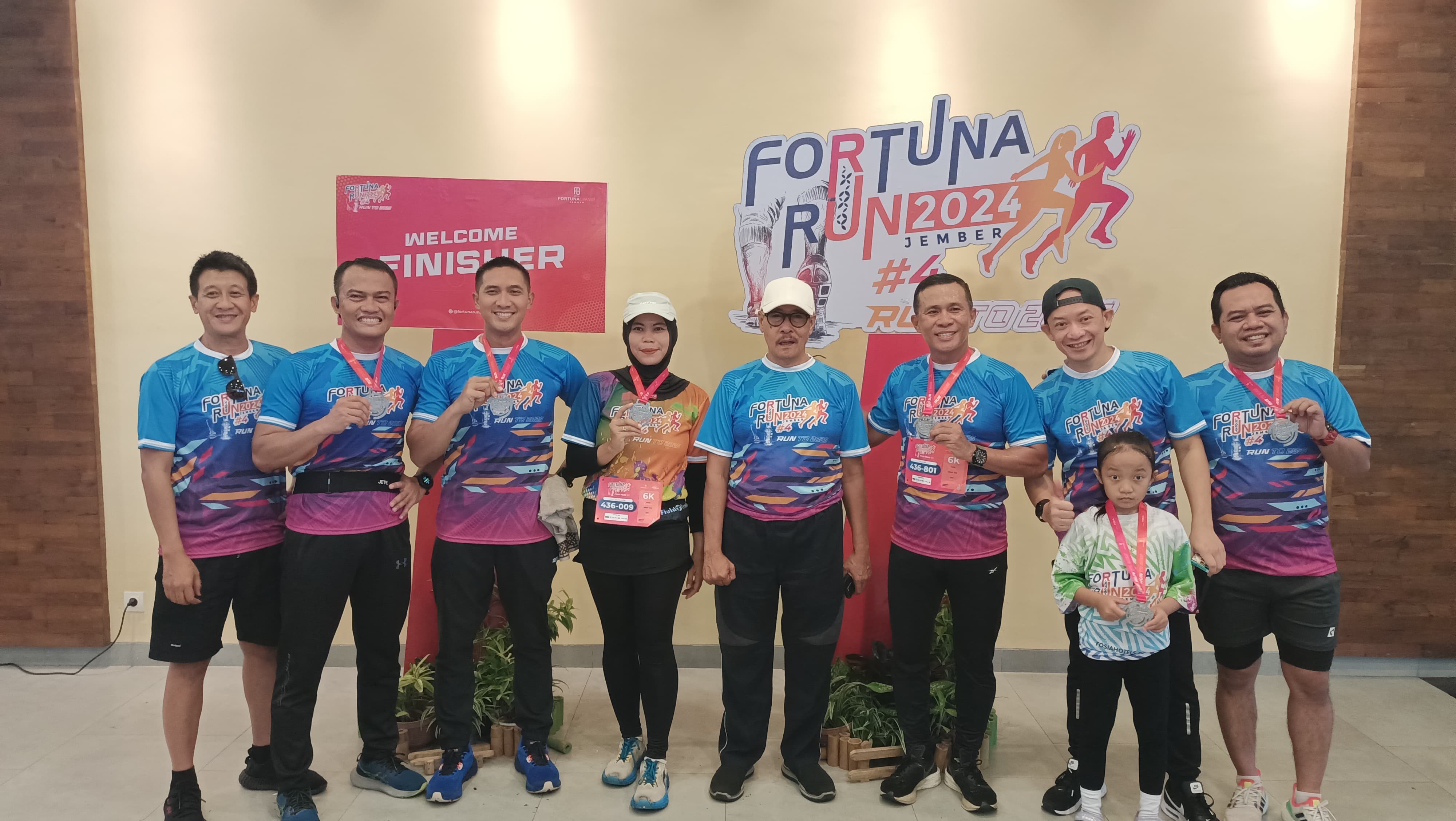 Danbrigif 9/Kostrad, Kapolres dan Dandim Jember Meriahkan Fortuna Run 2024