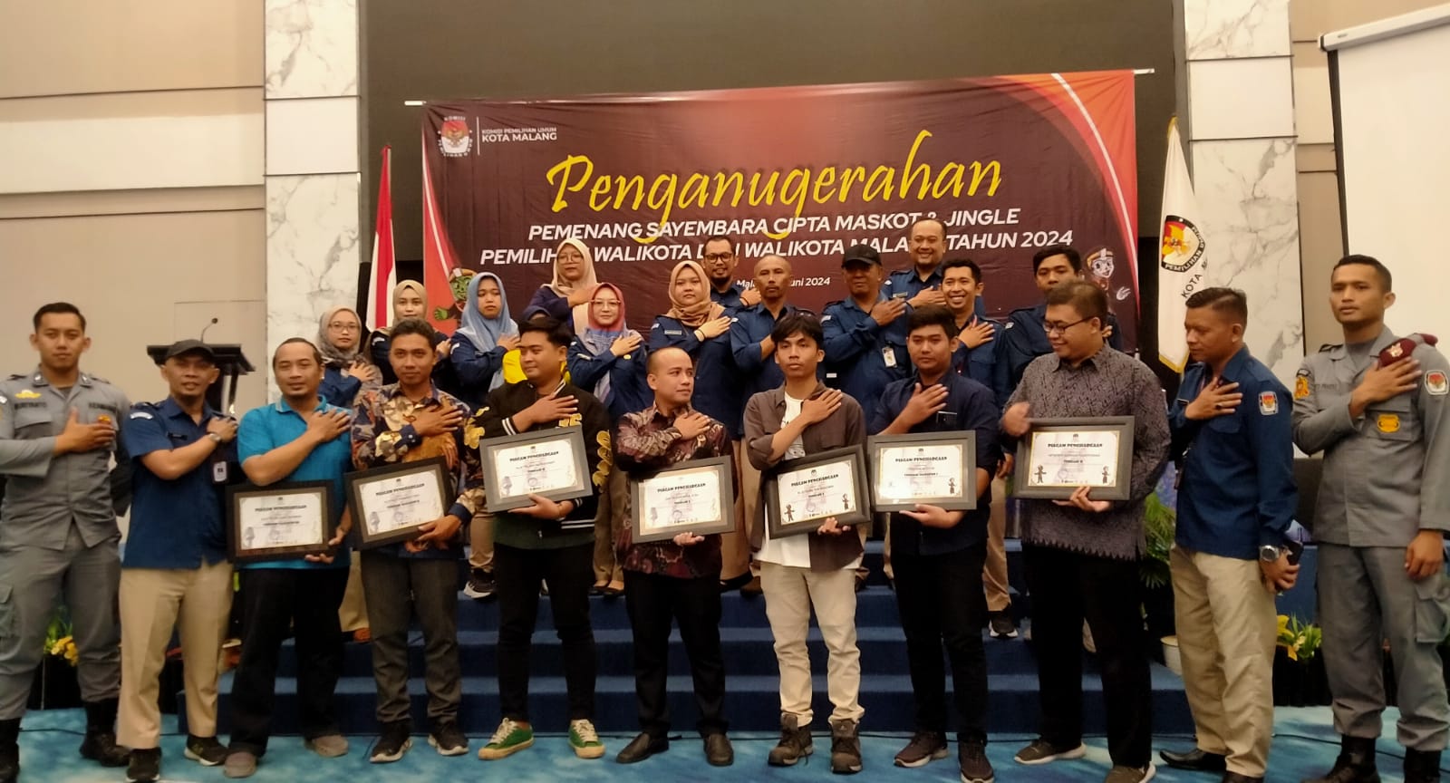 KPU Kota Malang Apresiasi Pembuat Karya Sosialisasi Pilkada