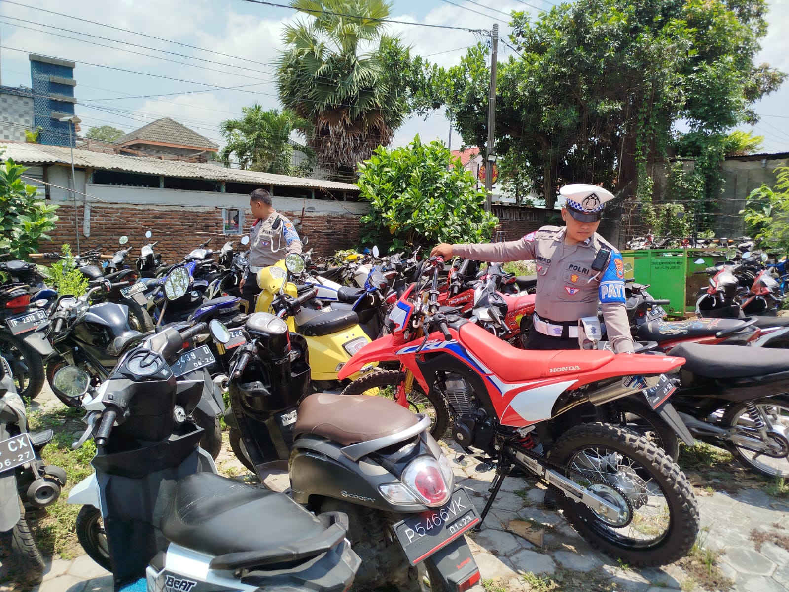 Operasi Zebra Semeru, Satlantas Polres Jember Sita Ratusan Motor