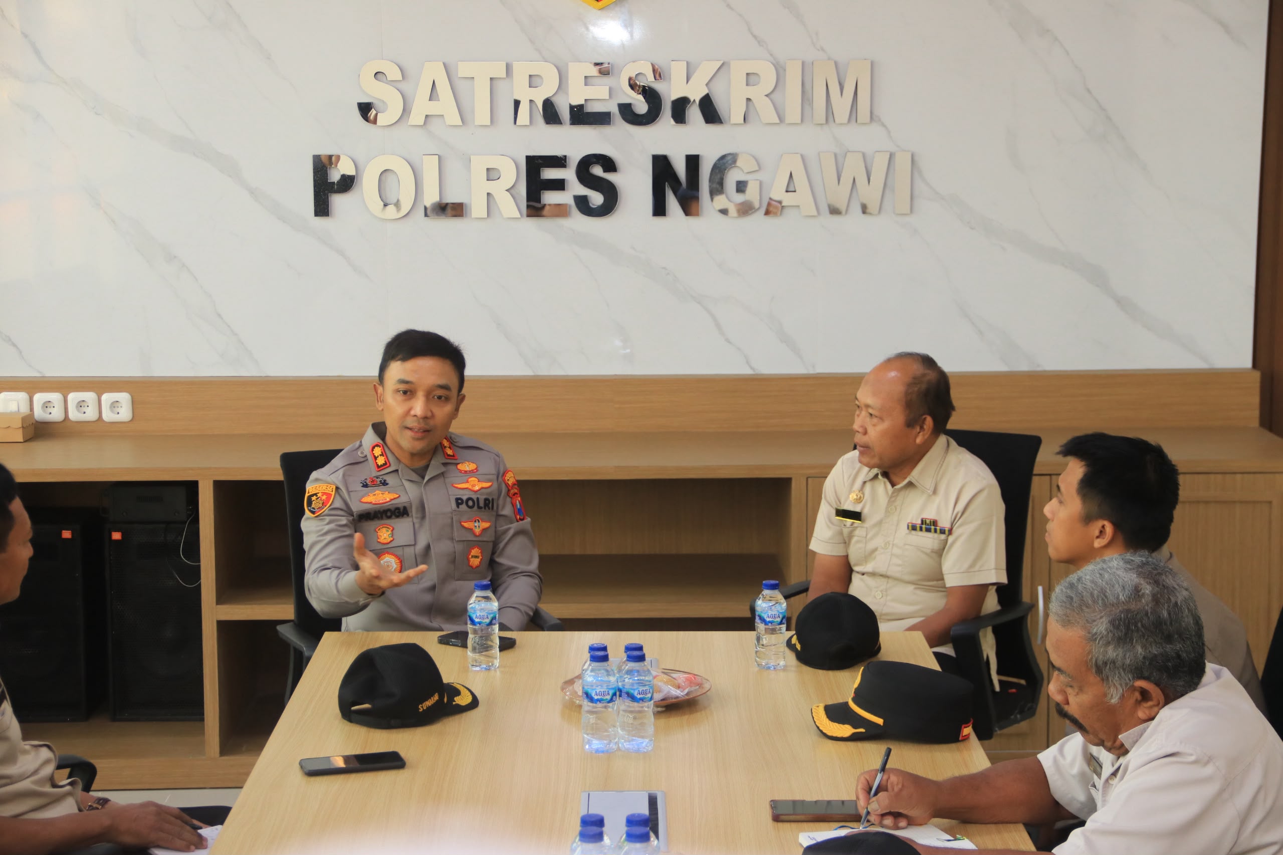 Pererat Sinergitas, Kapolres Silaturahmi dengan Pengurus PP Polri Cabang Ngawi