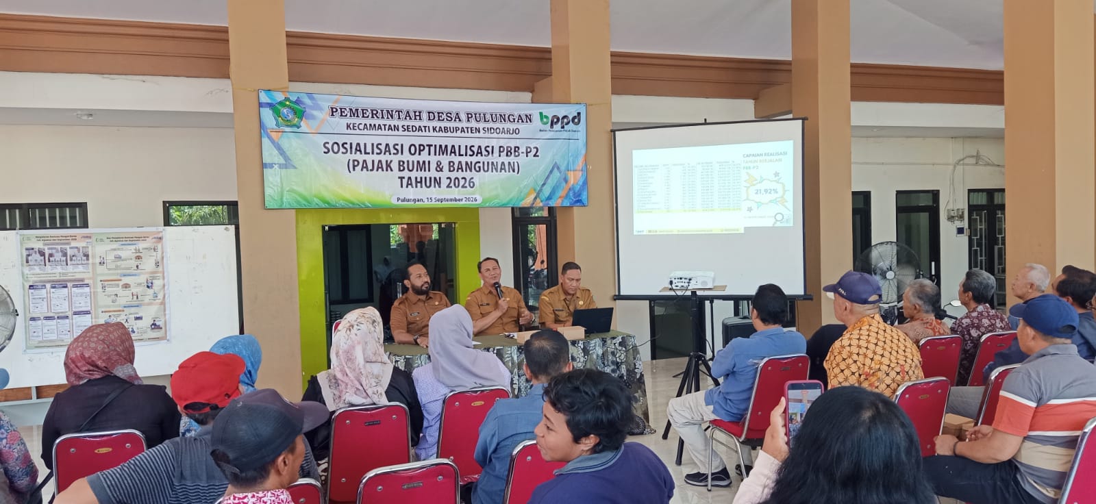 BPPD Sidoarjo Genjot Kesadaran Warga Bayar PBB