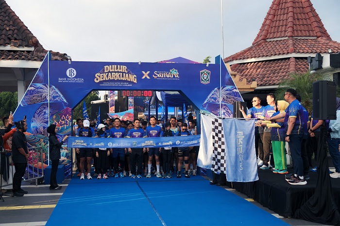 Dandim Lumajang Bersama Forkopimda Ramaikan Pelepasan QRIS Run 5K Samara 2026