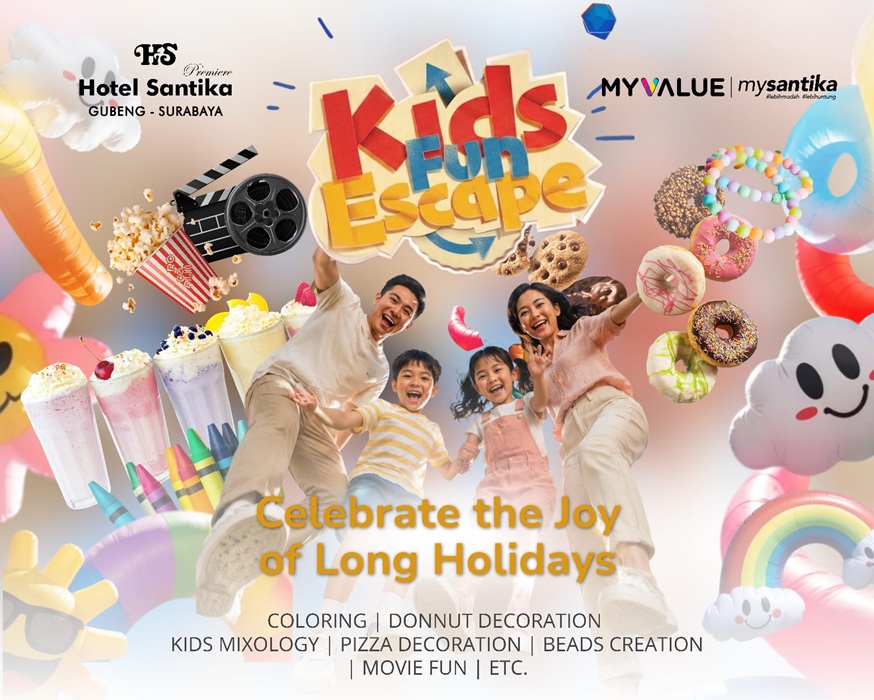 Hotel Santika Premiere Gubeng Surabaya Hadirkan Program Kids Fun Escape untuk Libur Sekolah