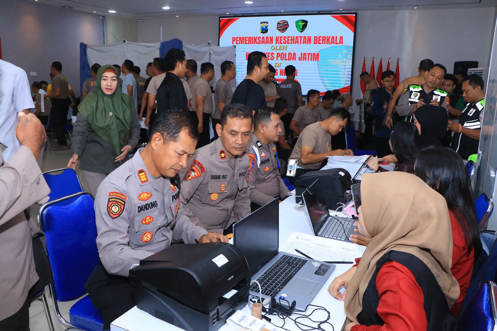 Rikkes Berkala 2026, Polres Ngawi Pastikan Kesehatan Personel 