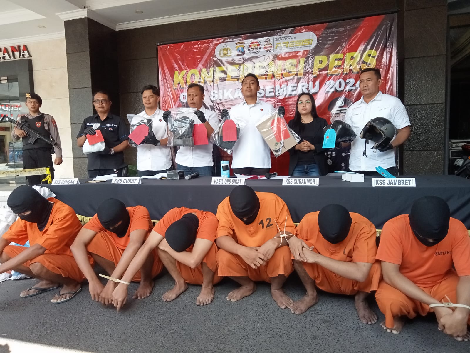 Sikat 38 Penjahat Selama Operasi Sikat Semeru, Polres Tulungagung Masuk 8 Terbaik se-Polda Jatim