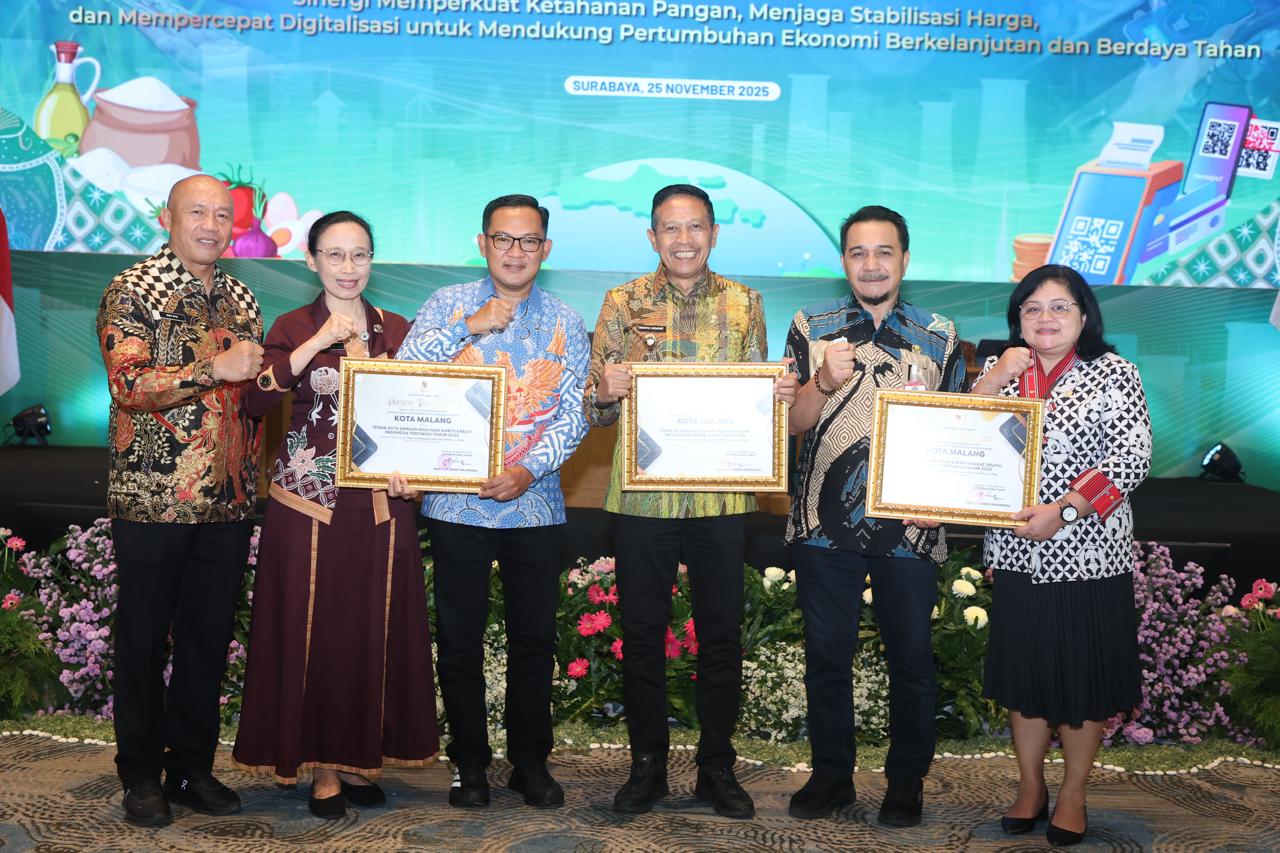 HLM Provinsi Jatim, Wali Kota Malang Satu-Satunya Kepala Daerah Penerima 3 Penghargaan