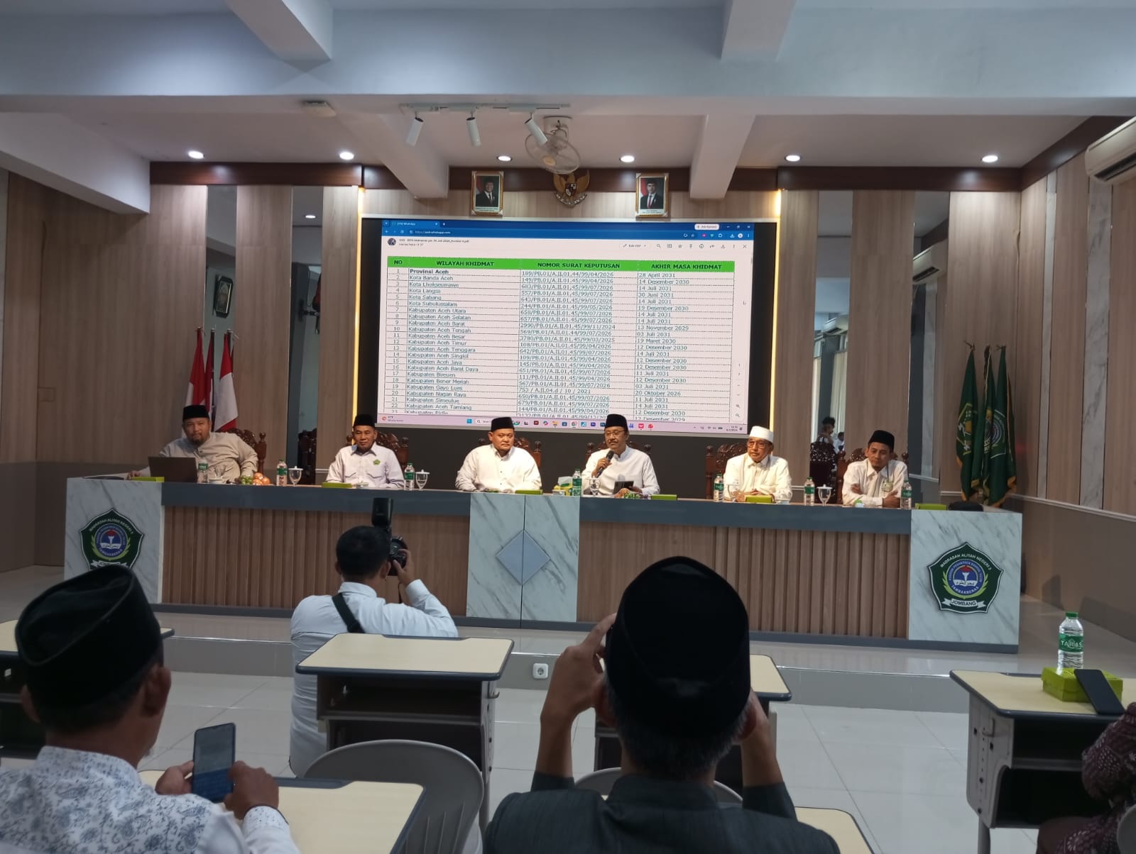 PBNU Rilis DPS Tahap I Muktamar Ke-35 NU di Jombang