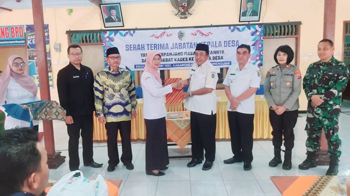 Sertijab Kepala Desa, H Somoro Kembali Bertugas Menjadi Kades Gedangan Periode 2025-2027