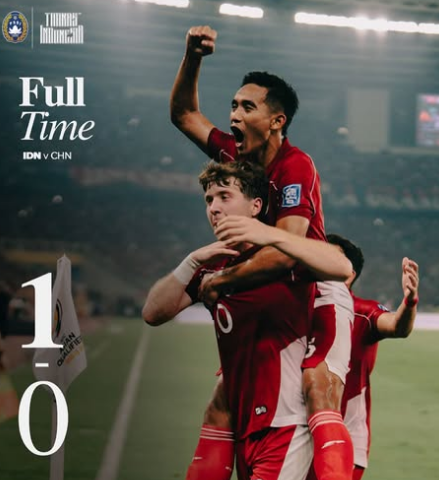 Sukses Balas Kekalahan dari China di Kualifikasi Piala Dunia 2026, Indonesia Geser Arab Saudi