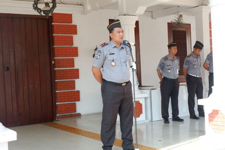 Kalapas Mojokerto Pimpin Apel Pasca-Liburan Lebaran