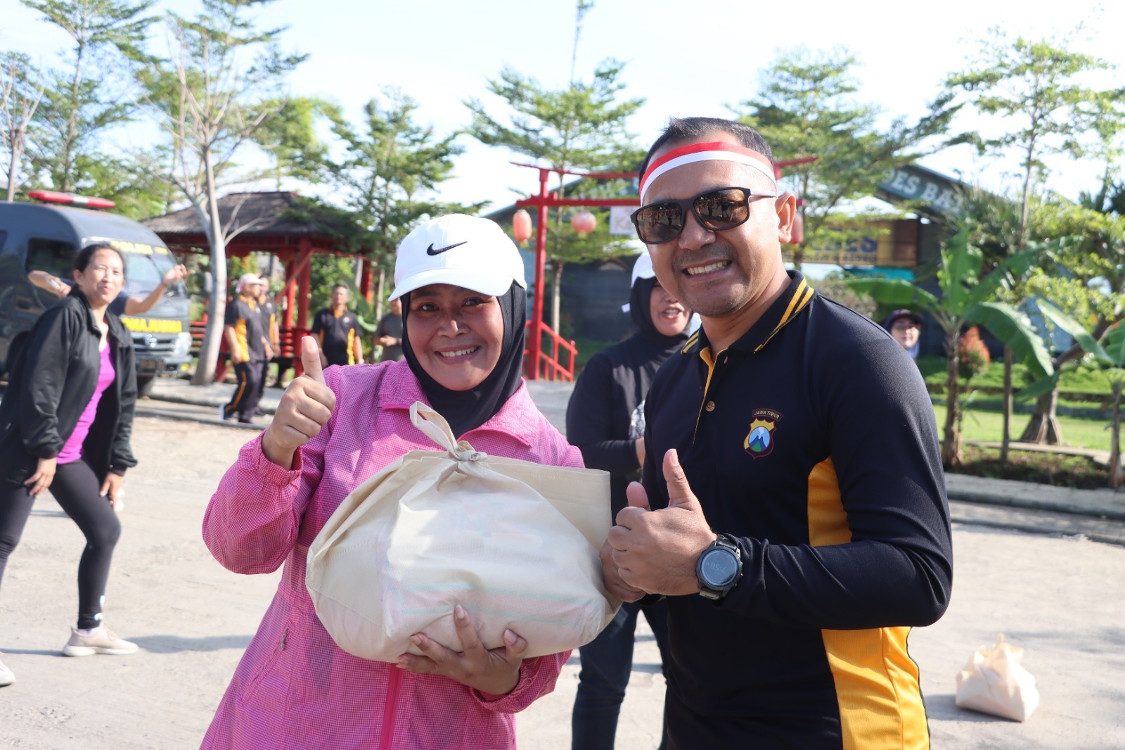 Polres Batu Gelar Olahraga Bersama, Pererat Sinergitas Antarinstansi