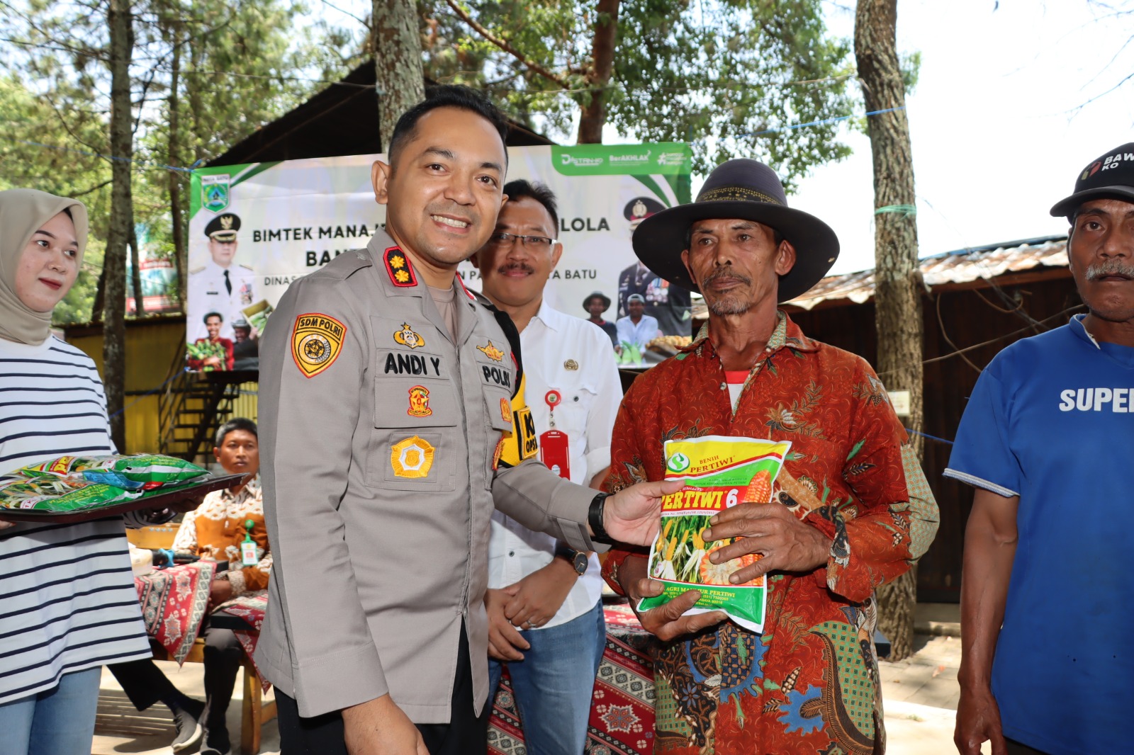 Kapolres Andi Yudha Pranata Bimtek pada Petani, Dorong Produktivitas Jagung di Kota Batu