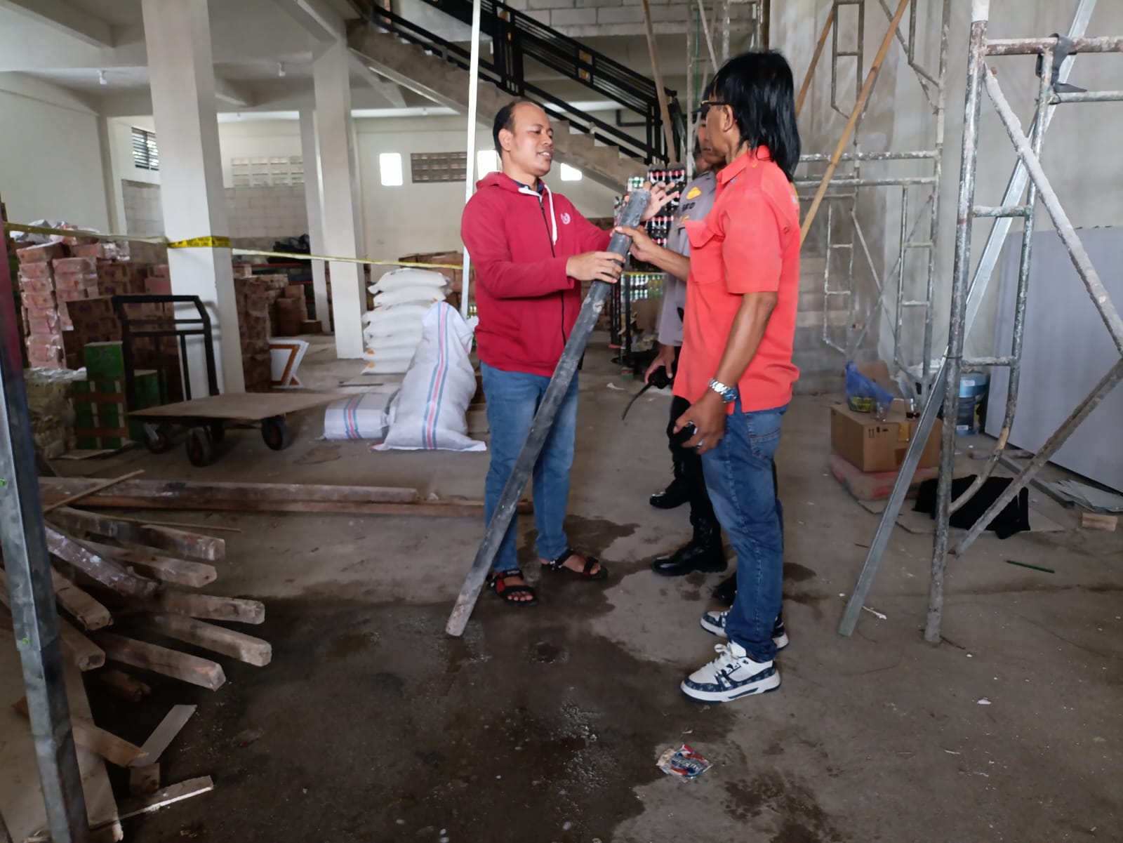 Pekerja Bangunan di Boyolangu Tewas Usai Tangga Penopang Ambruk