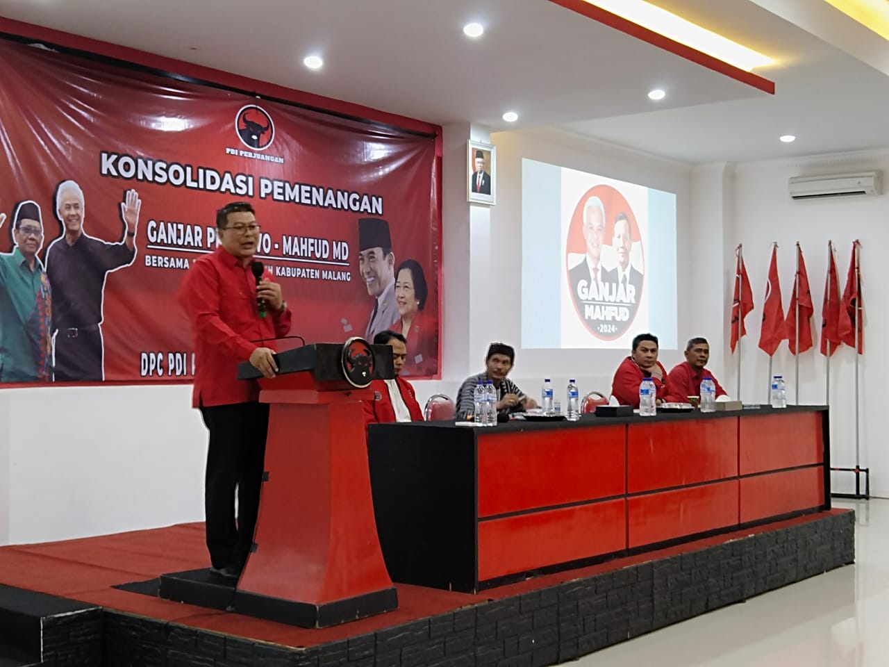 DPC PDIP Kabupaten Malang Siap Menangkan Ganjar Pranowo-Mafud MD