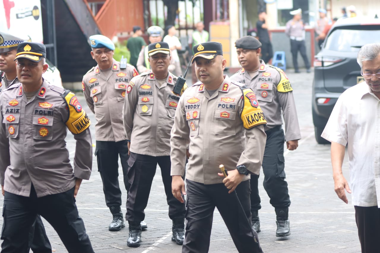 Kapolres Pasuruan Pastikan Kesiapan Pos Pengamanan Jelang Nataru