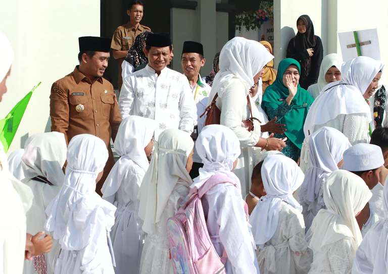 Ribuan Anak PAUD di Pasuruan Meriahkan Gebyar Manasik Haji Cilik di Masjid Khas Krampyangan
