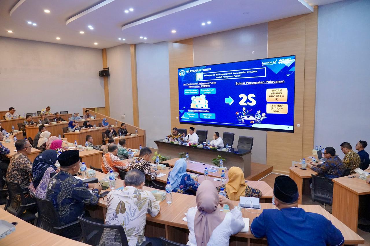 Menteri Nusron Arahkan Transformasi Layanan Pertanahan Adaptif terhadap Tuntutan Generasi Muda