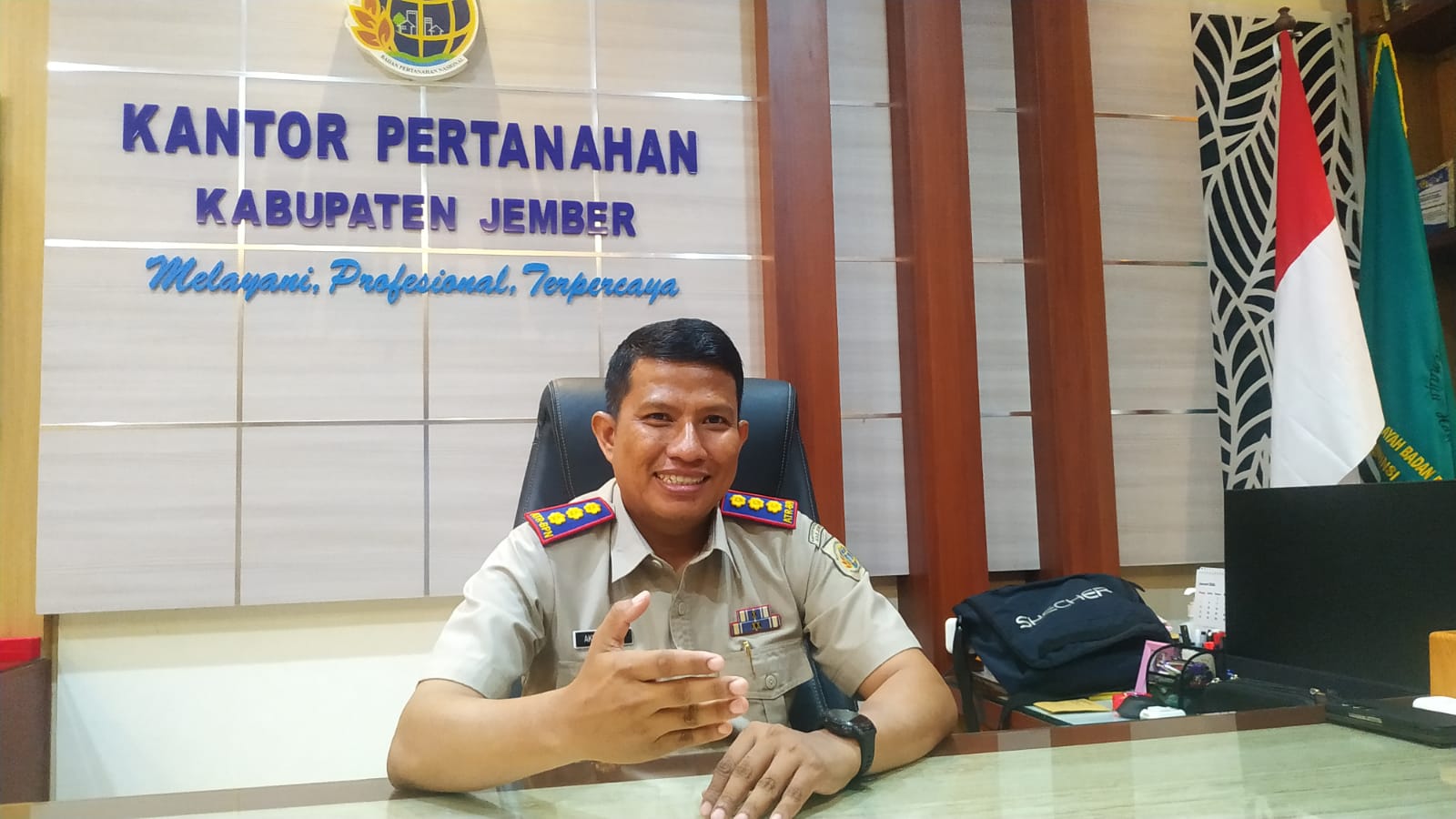 Kantor ATR/BPN Jember Imbau Masyarakat Segera Ambil Sertifikat Program PTSL 2023