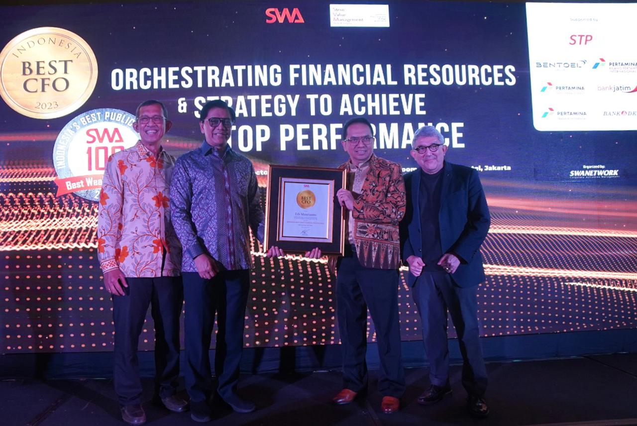 Bank Jatim Sabet Penghargaan Indonesia Best CFO 2023 