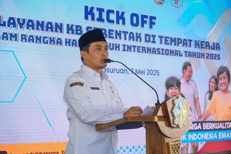 Kota Pasuruan Jadi Lokasi Kickoff Pelayanan KB Serentak