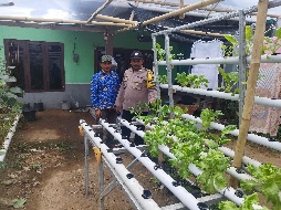 Polresta Banyuwangi Dukung Ketahanan Pangan Nasional Melalui Pemanfaatan Lahan 