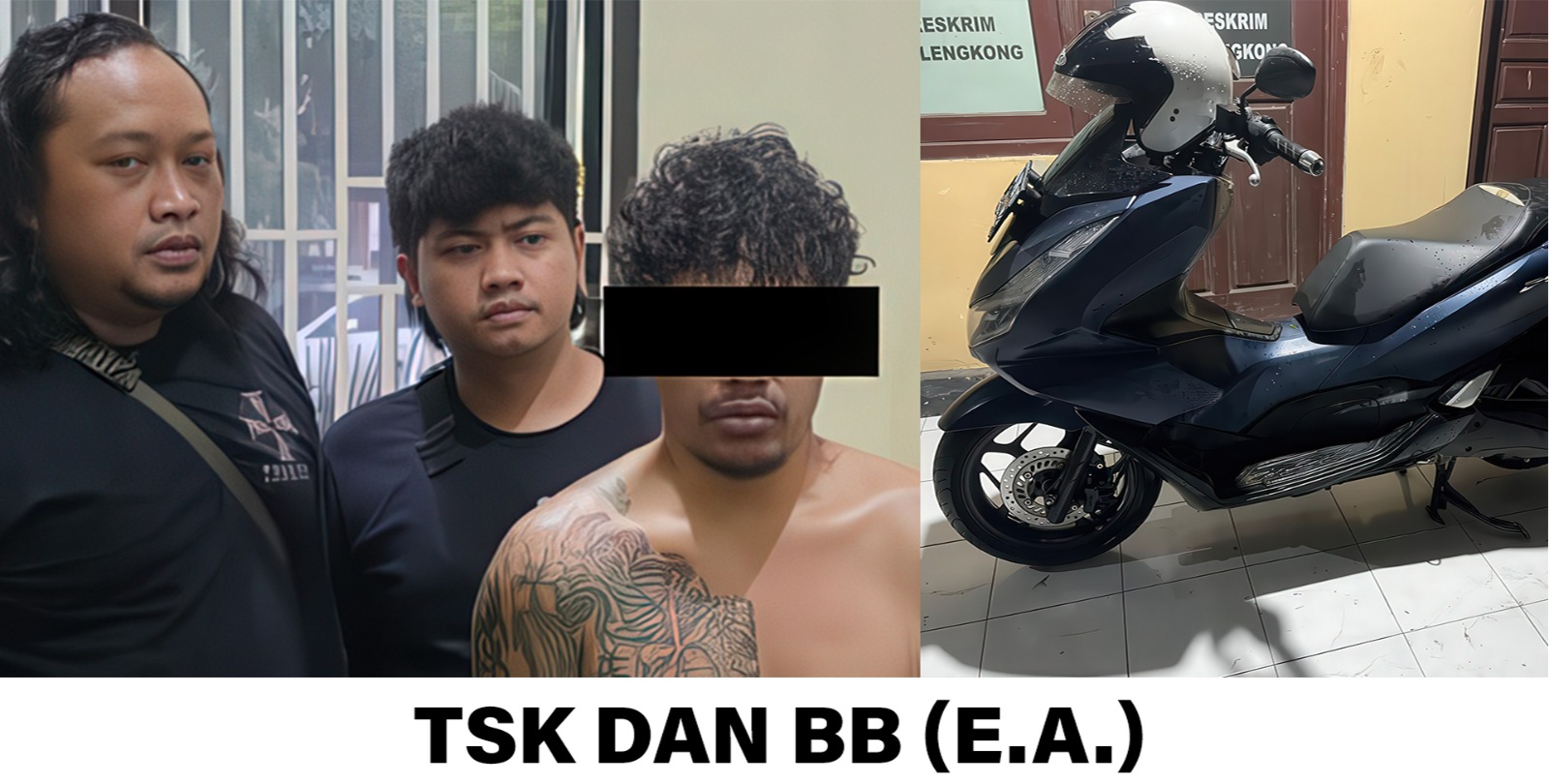 Kurang dari 24 Jam, Polres Nganjuk Bekuk Terduga Pelaku Curanmor di Gondang