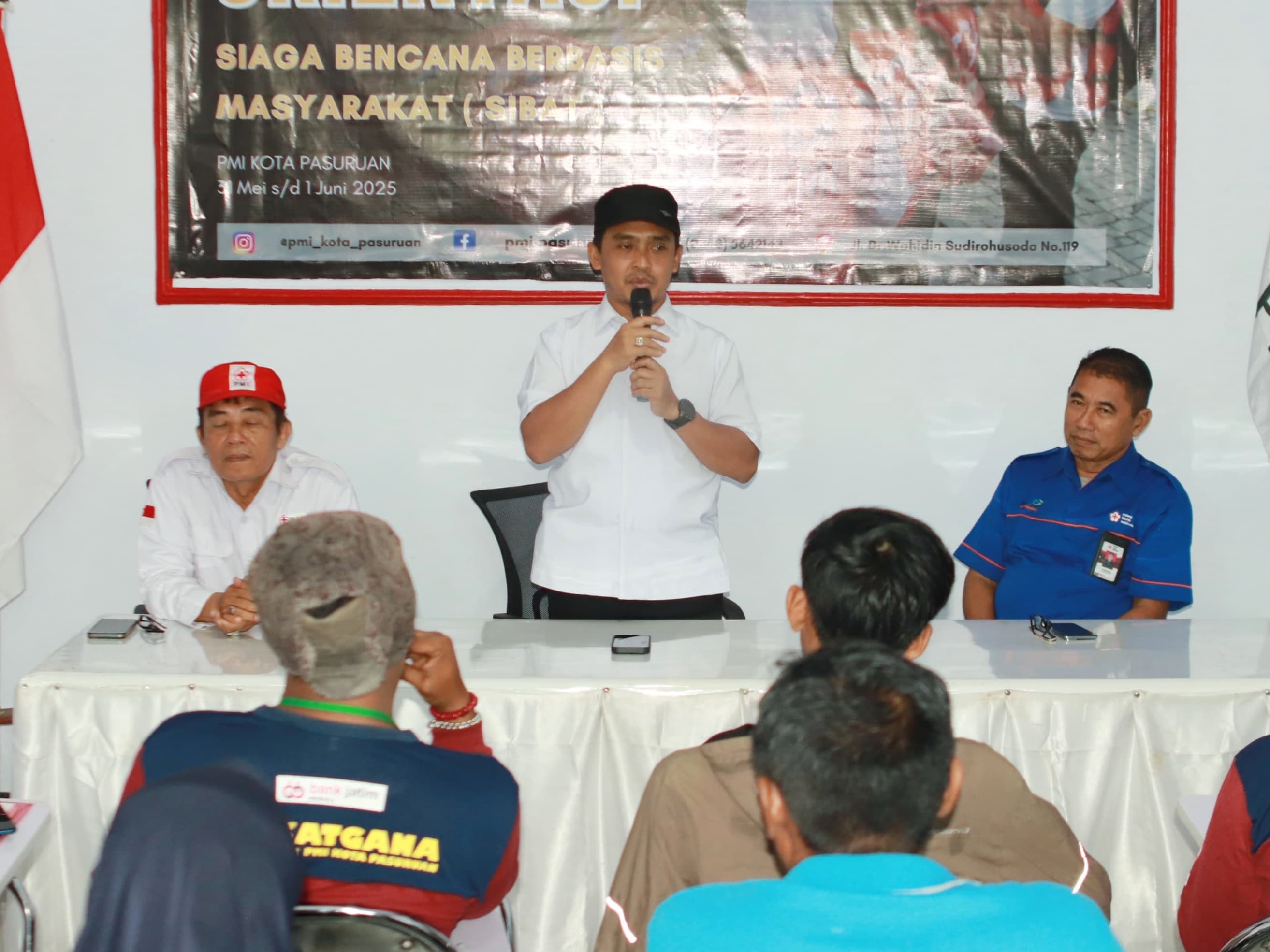 Orientasi Relawan Sibat, Wali Kota Pasuruan Tekankan Pentingnya Kesiapsiagaan Bencana