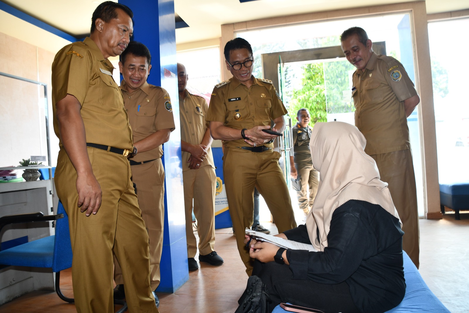 Pj Bupati Tulungagung Sidak Kedisiplinan ASN Pasca-Libur Lebaran