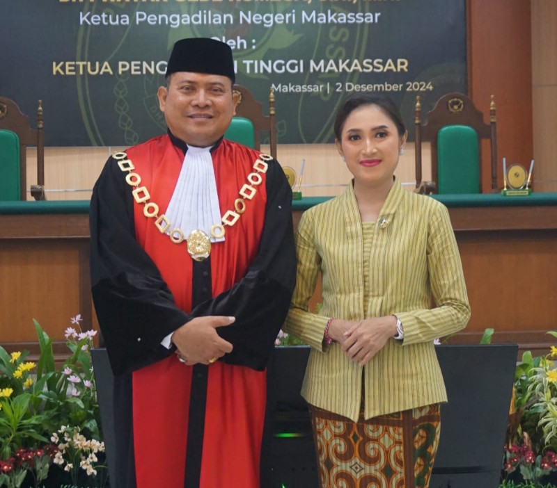 Baru Setahun Pimpin PN Makassar I Wayan Rumega Raih Role Model dan Pacu Kinerja Lima Besar Nasional