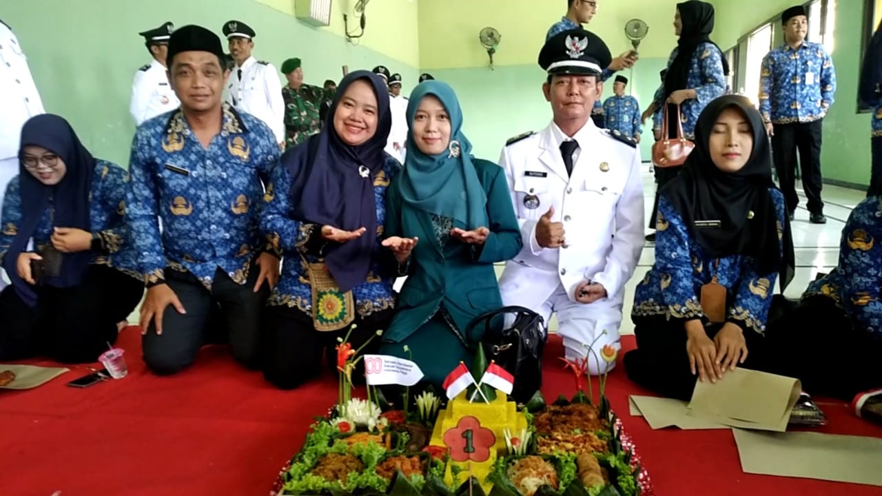 Desa Singkalan Juara 1  Lomba Tumpeng