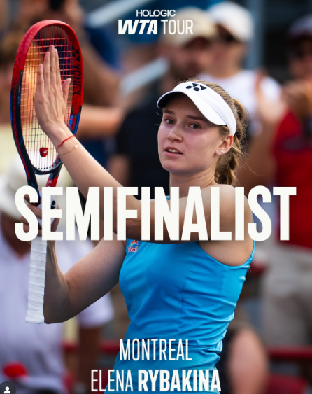 Elena Rybakina Lolos ke Semifinal National Bank Open Usai Marta Kostyuk Mundur karena Cedera