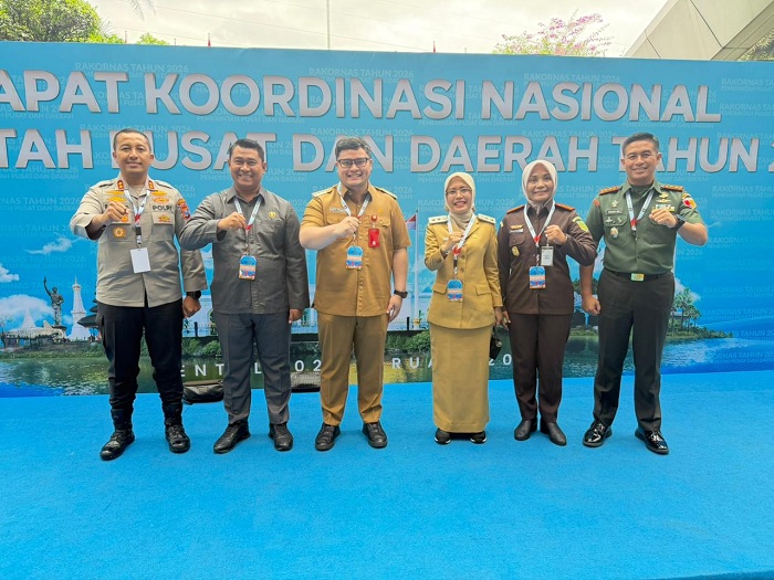 Kapolres Kediri dan Forkopimda Hadiri Rakornas Pemerintah Pusat dan Daerah 2026