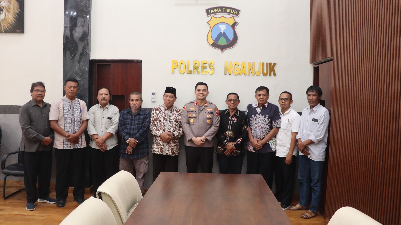 Kapolres Nganjuk Gandeng Perguruan Silat Perkuat Sinergitas dan Jaga Kondusivitas Wilayah