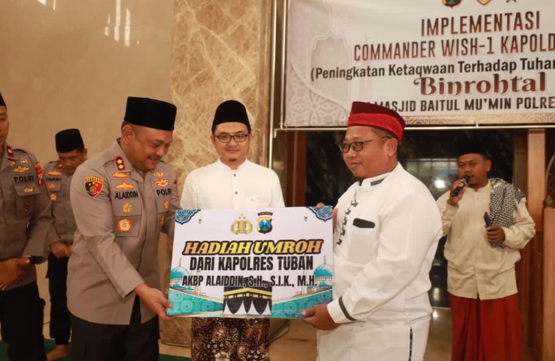 Binrohtal Polres Tuban Tingkatkan Keimanan dan Ketakwaan Anggota