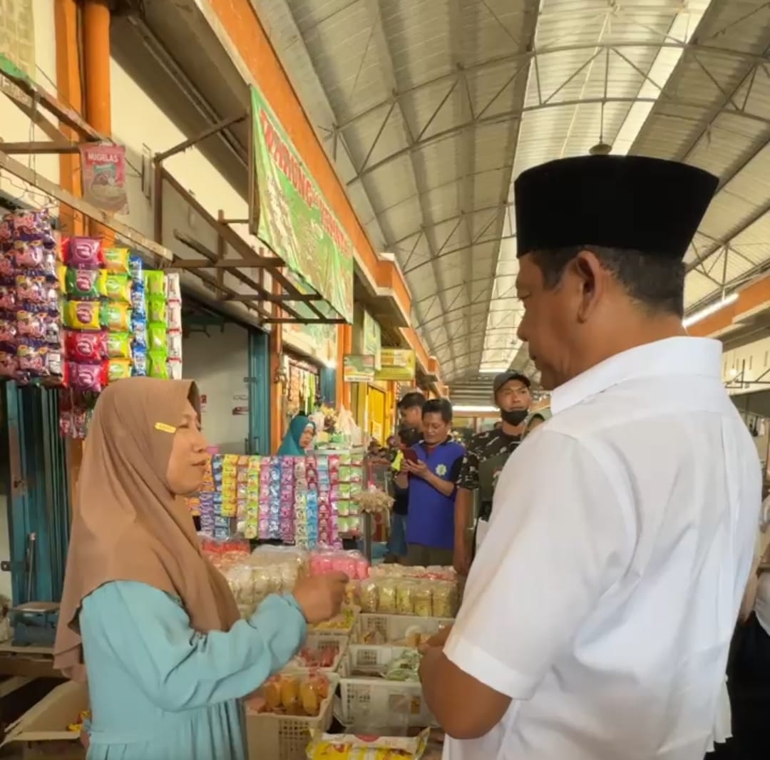 Blusukan ke Pasar Babat Lamongan, Kaji Ghofur Segera Merespon Keluhan Pedagang dengan BAGUS