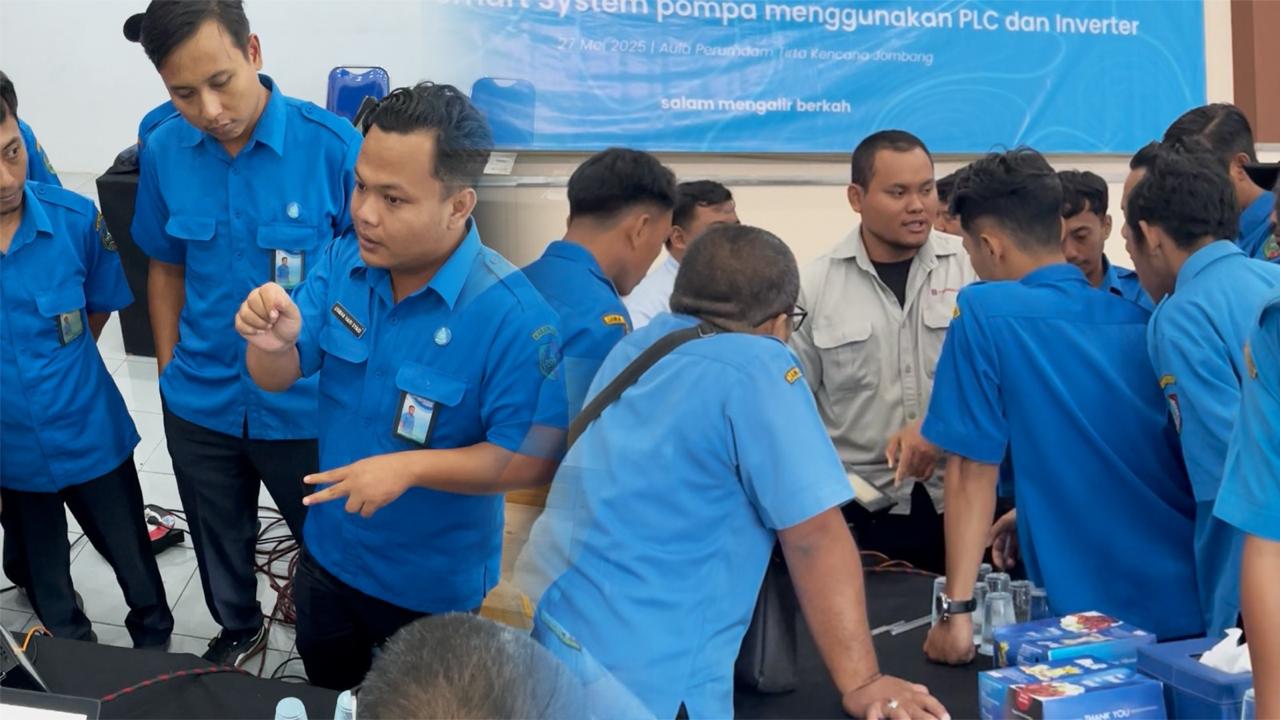 Perumdam Tirta Kencana Gelar Pelatihan Smart System Pompa Berbasis PLC dan Inverter