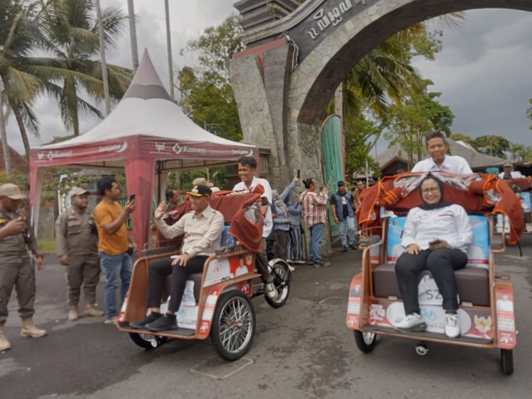 200 Pengayuh Becak Tulungagung Sumringah Dapat Becak Listrik Amanah Presiden Prabowo