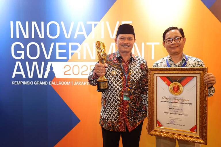 Kota Madiun Sabet Predikat Kota Sangat Inovatif di IGA 2025, Maidi: Kalau Tidak Kreatif, Kita Akan Tertinggal