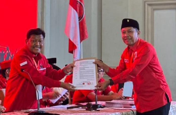 Hattrick, Dwi Rianto Jatmiko Kembali Pimpin DPC PDI Perjuangan Ngawi