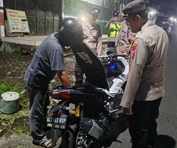 Cipta Kondisi, Polres Tulungagung Gencarkan Patroli Malam dan Razia Kendaraan