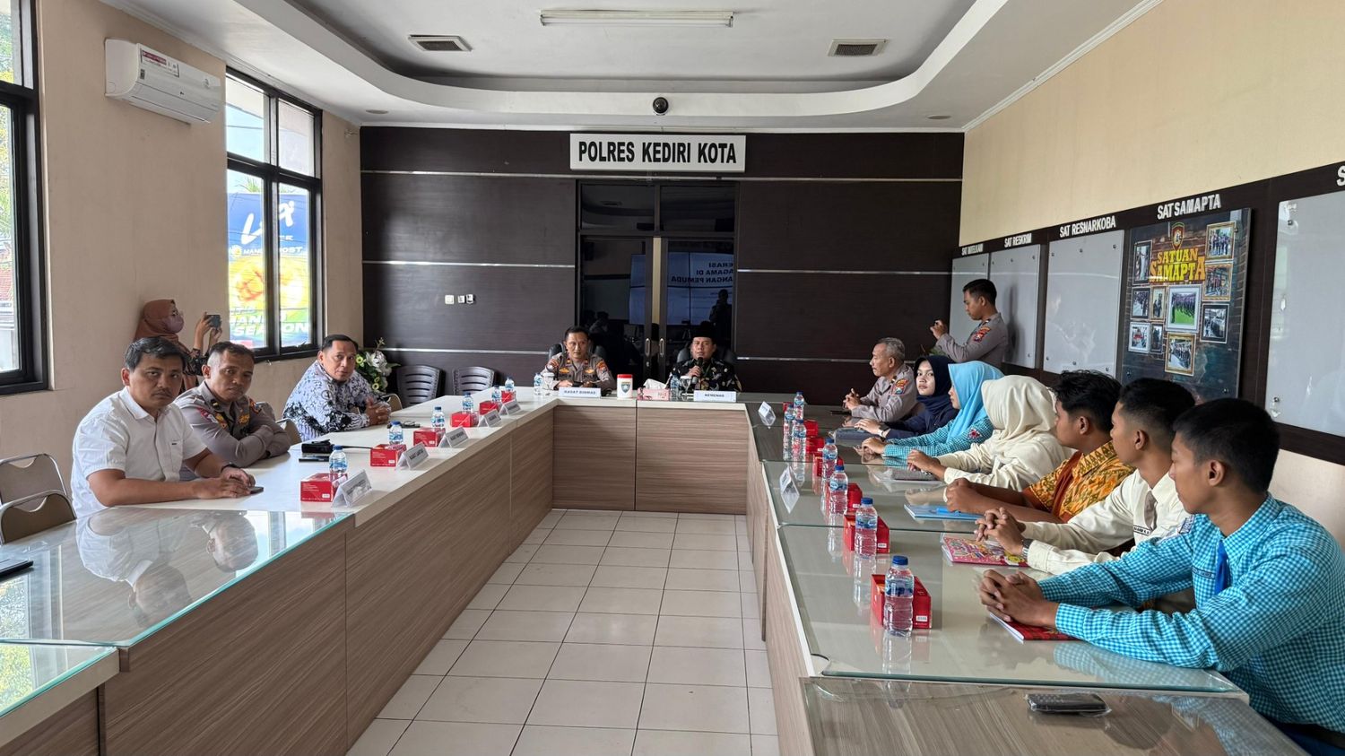 Polres Kediri Kota Gelar Pembekalan Pelajar Duta Kamtibmas