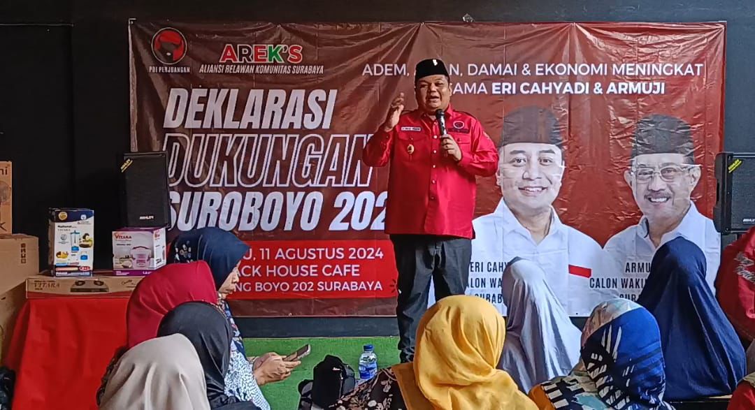 Sambut Pilwali, PDI-P Surabaya Ajak Kader dan Relawan Menangkan ErJi