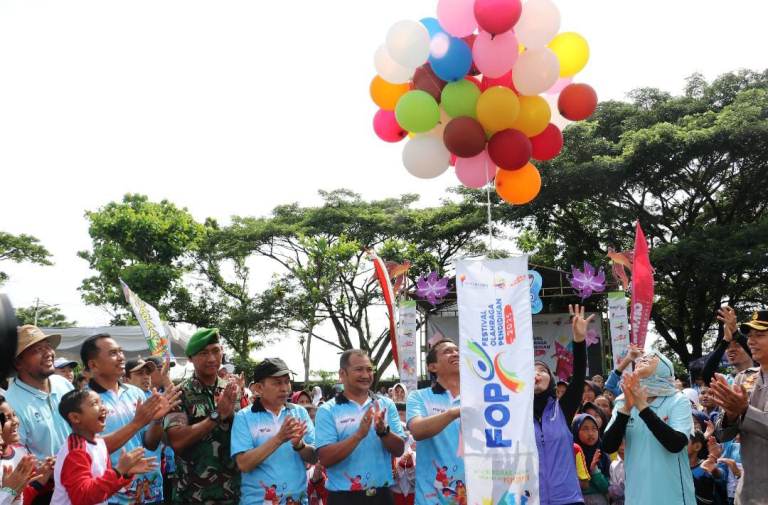 Bupati Setyo Wahono Buka Festival Olahraga Pendidikan 2025 di Bojonegoro