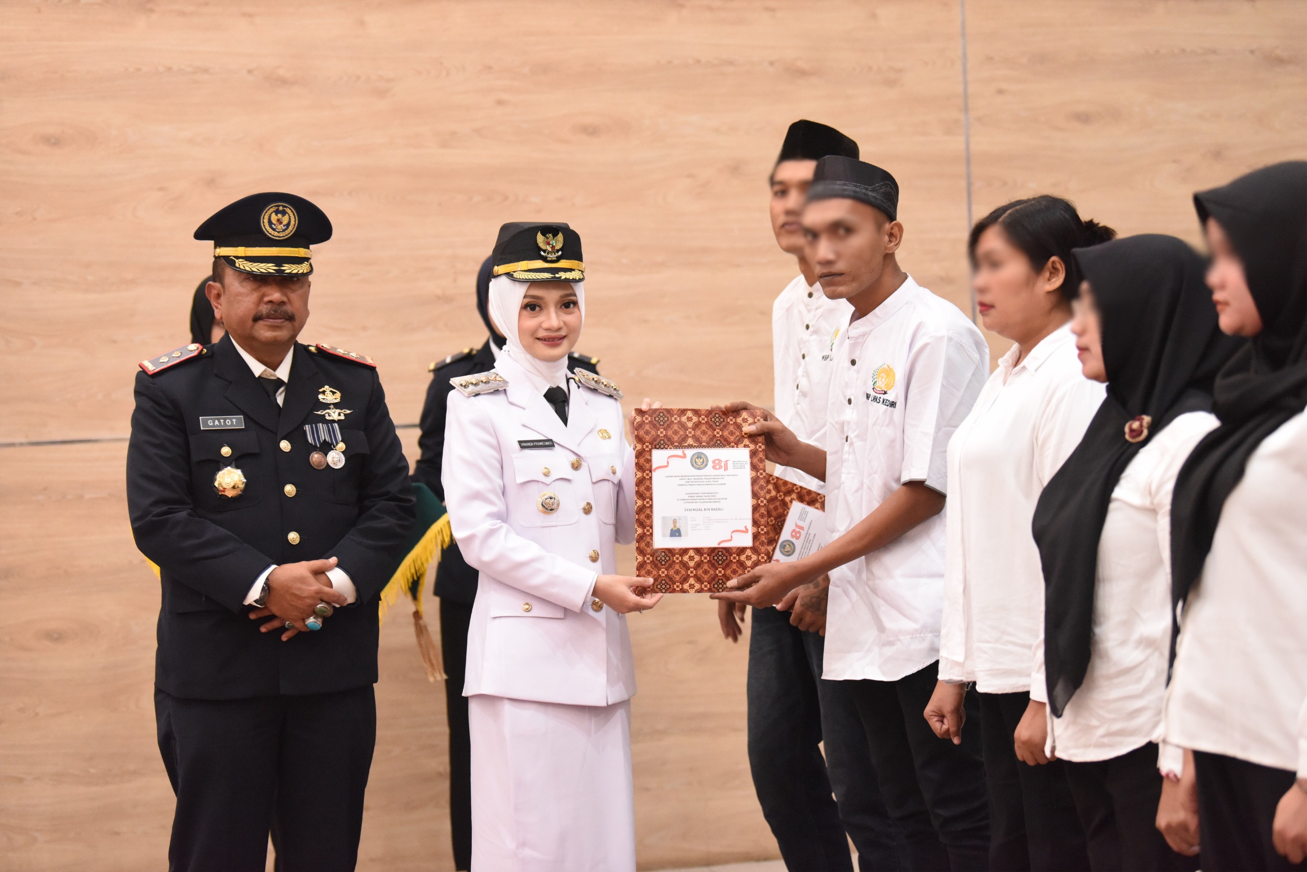 518 Narapidana Lapas Kediri Dapat Hadiah Kemerdekaan, 12 Orang Langsung Bebas