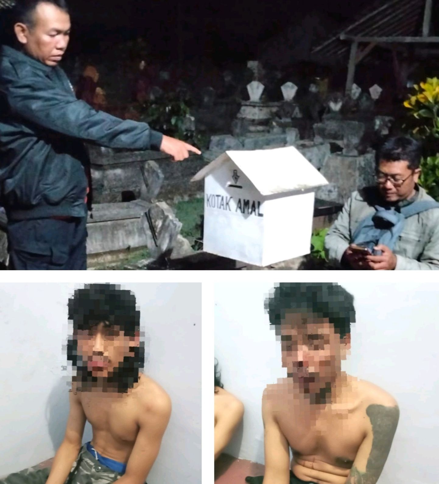 Bawa Senjata Tajam, Dua Pemuda Pencuri Kotak Amal di TPU Sumberjo Diringkus Polisi