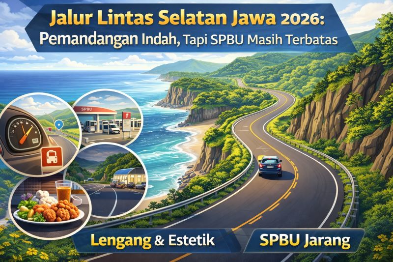 Review Jalur Lintas Selatan Jawa 2026: Pemandangan Indah, Tapi SPBU Masih Terbatas